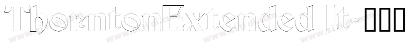 ThorntonExtended It字体转换